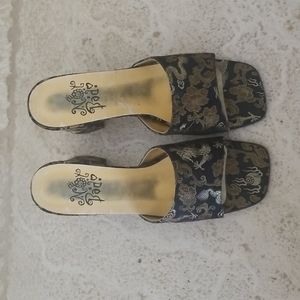 Asian pattern sandals